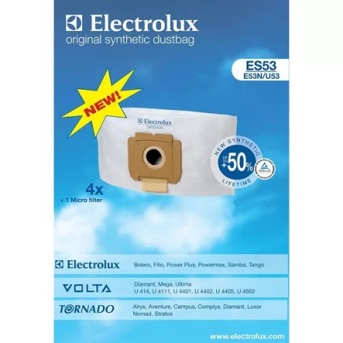 ES53 Electrolux vrecká 9001968420 (4ks) +mikrofilter do Bolero Powermax VAMPYR AEG GR28S 9002565423