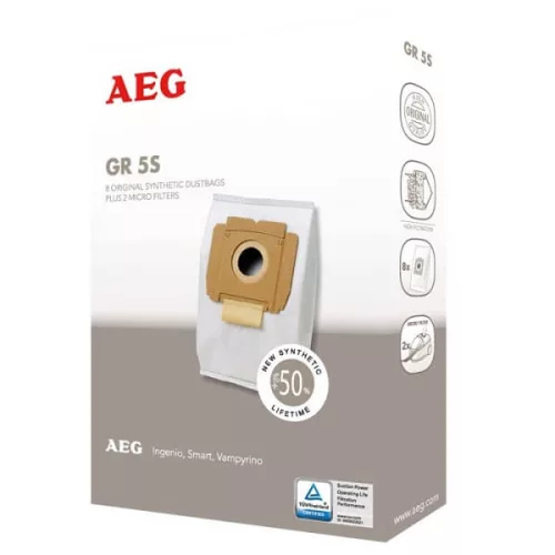 GR5S vrecká pre vysávače (8ks) +mikrofilter (2ks) do VAMPYRINO AEG Electrolux