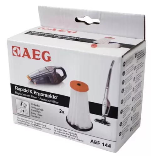 AEF144 filter box (2ks) pre vysávače Ergorapido a Rapido ZB a AG AEG Electrolux 9001671529, 9001671537, 2198879039 EF144