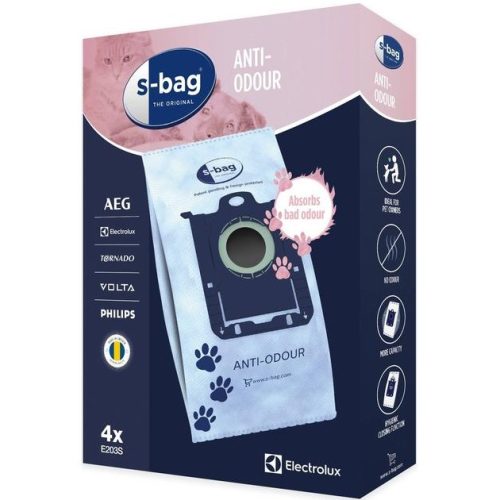 Electrolux s-bag E203S Anti-Odour vrecká (4ks) 9001684597 box - AEG Electrolux Philips