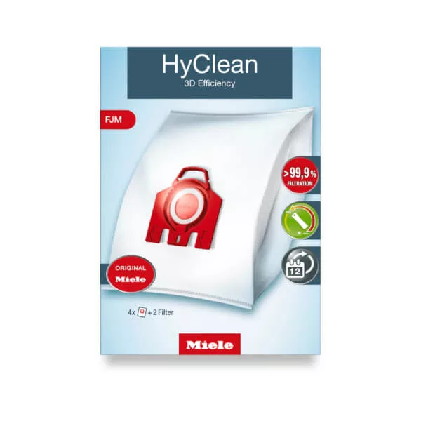 Miele vrecká do vysávača HyClean 3D Efficiency FJM (4ks sáčky + 2ks filtre) FJM 09917710 (1)