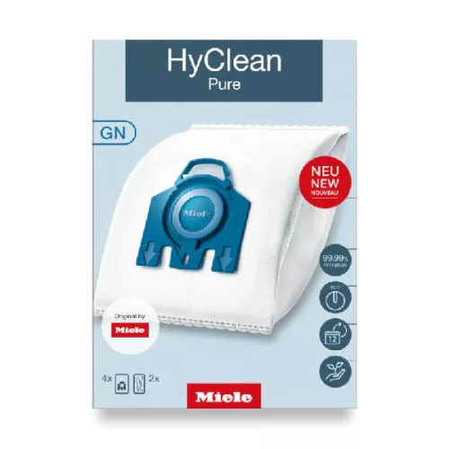 Miele vrecká do vysávača HyClean Pure GN (4ks sáčky + 2ks filtre) (3)
