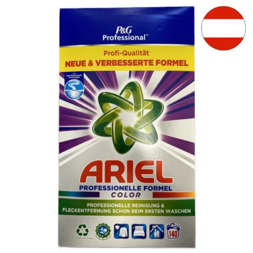 ARIEL Color prací prášok 140 praní Professional - PROFESSIONELLE FORMEL na farebné prádlo (1)