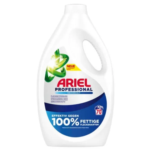 ARIEL Professional prací gél na 70 praní tekutý prášok Universal+ Professionelle Formel na bielu a svetlú bielizeň 8700216747707