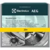 20x Electrolux M2GCP601 čistič odvápňovač odmasťovač 6ks 902986558 Clean&Care pre práčky umývačky riadu AEG megapack