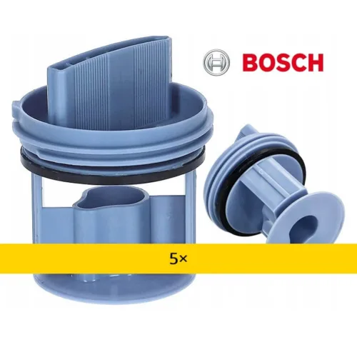 5x Filter čerpadla práčky 00647920 sada - Bosch Siemens 00602008, 00605010, 00647920, 03605010, 10000845 servicepack