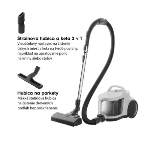 Bezvreckový vysávač Electrolux 500 EL51C2SW strbinova hubica parketova hubica (1)