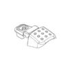 Klip príslušenstva Electrolux - 140039004803 InterLock ESNO NESNO USNO tlacidlo (1)